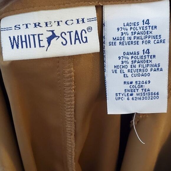 Vintage Y2K 90s Tan Vegan Suede tulip moleskin midi skirt plus size 14 New - Picture 7 of 7